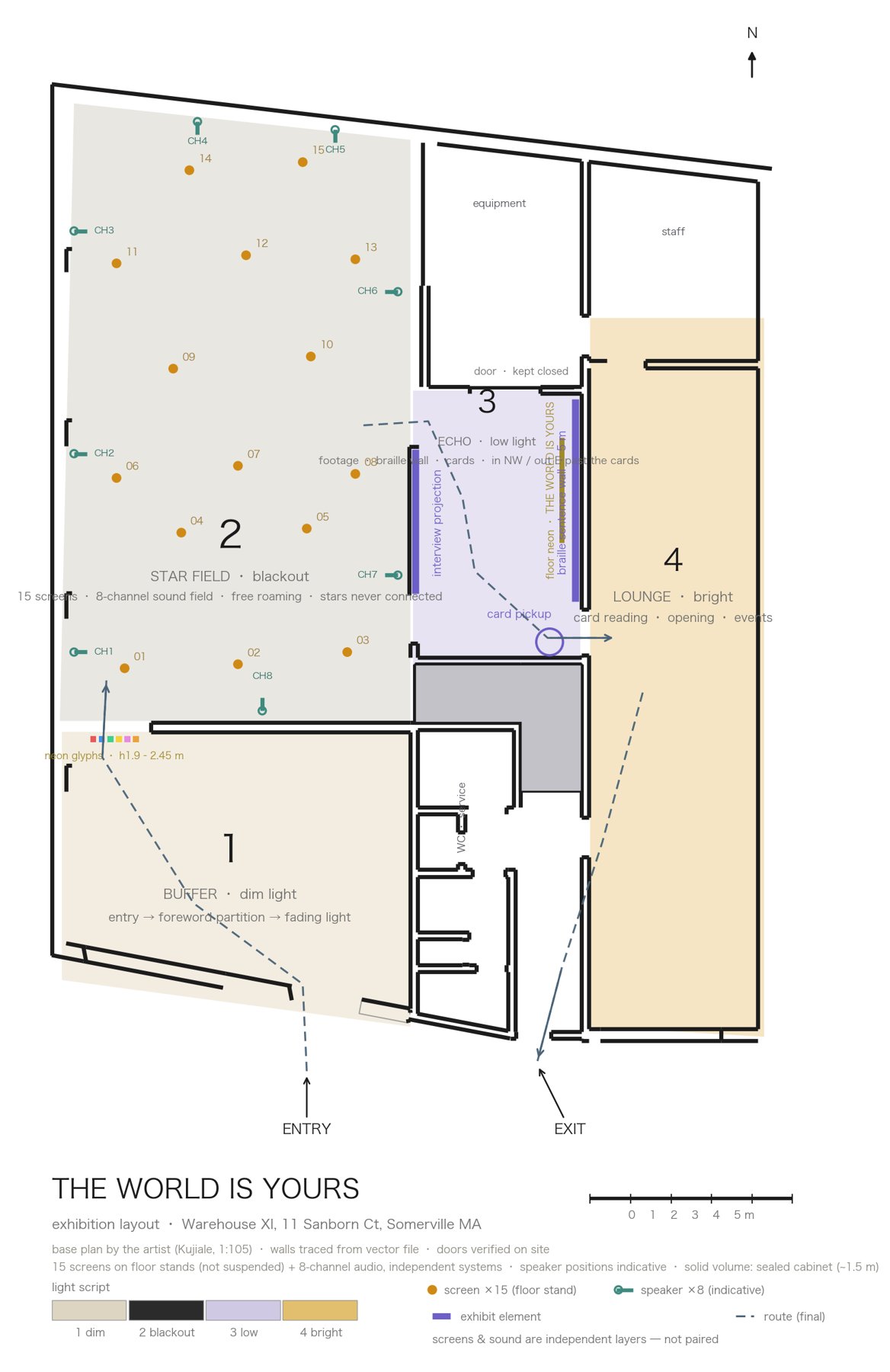 Exhibition floor plan.